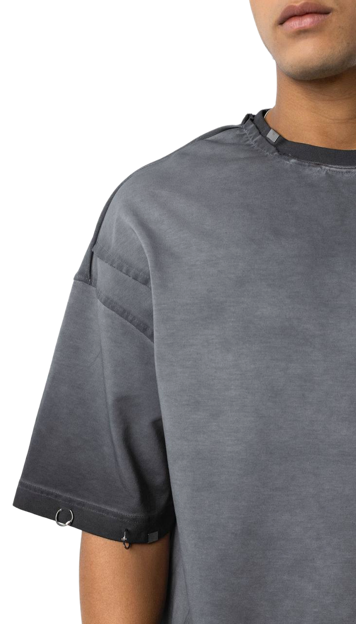 Shadow Fade T-Shirt Smoke Gray – Oversized Streetwear | OHO