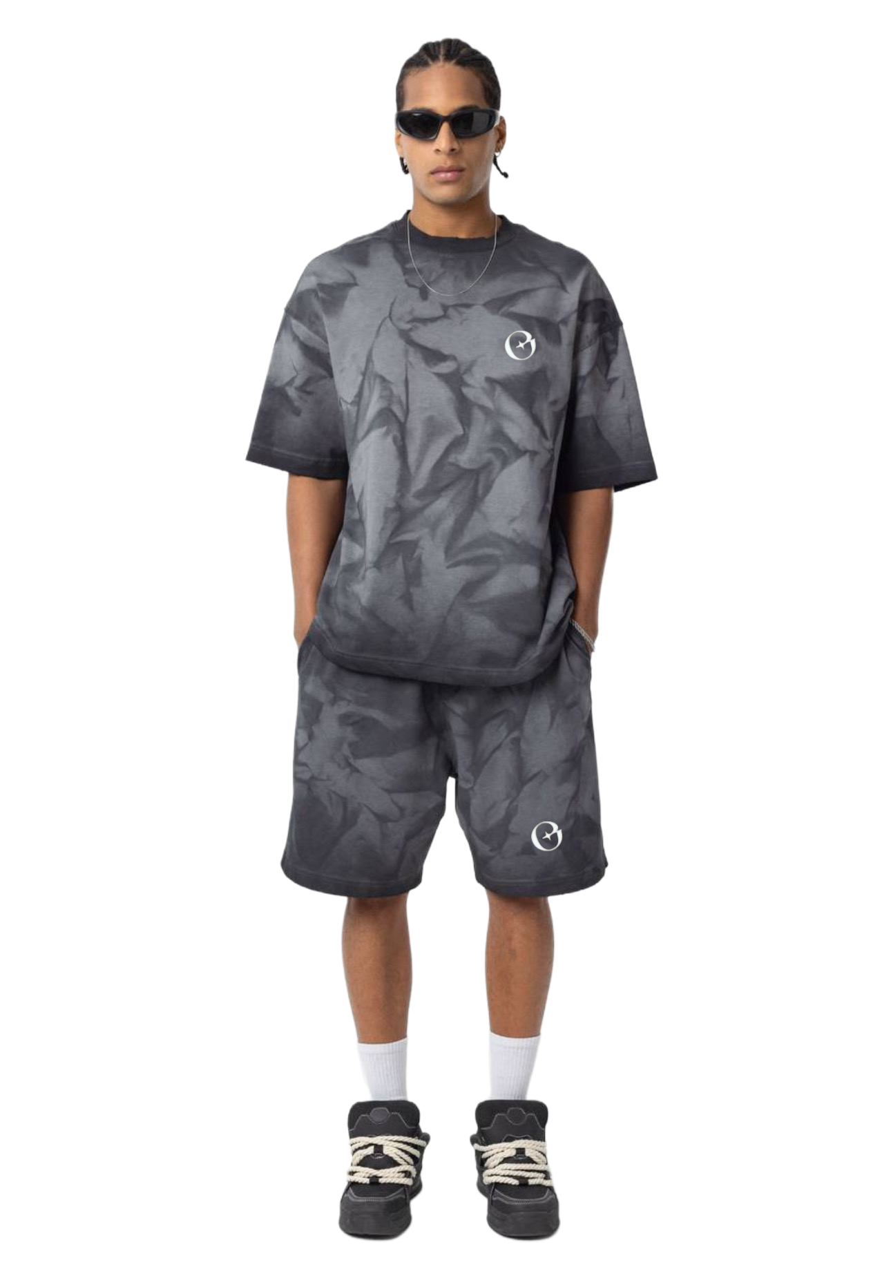 Phantom Tee Smoke Gray – Oversized Premium T-Shirt | OHO
