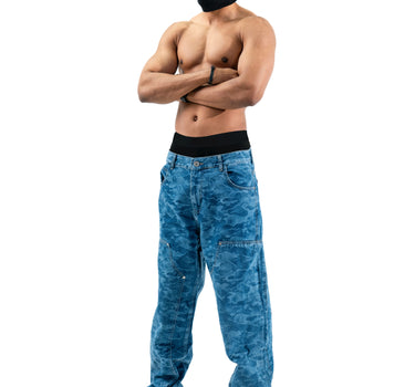 STORMY BLUE CAMO DENIM