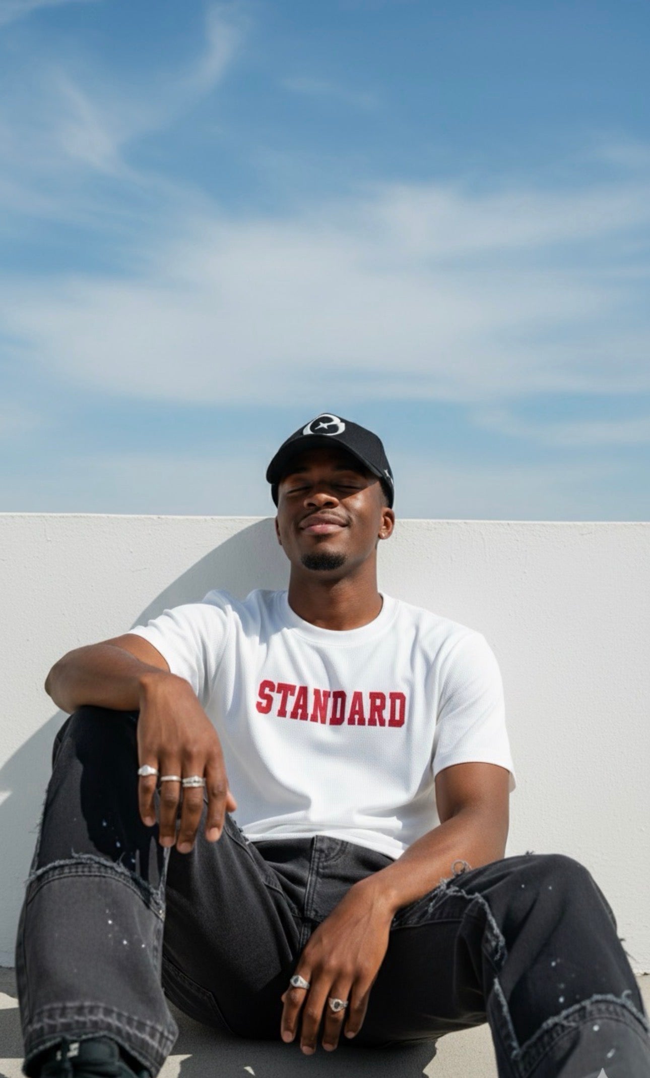 OHO Cap Schwarz – Streetwear Cap mit gesticktem Logo