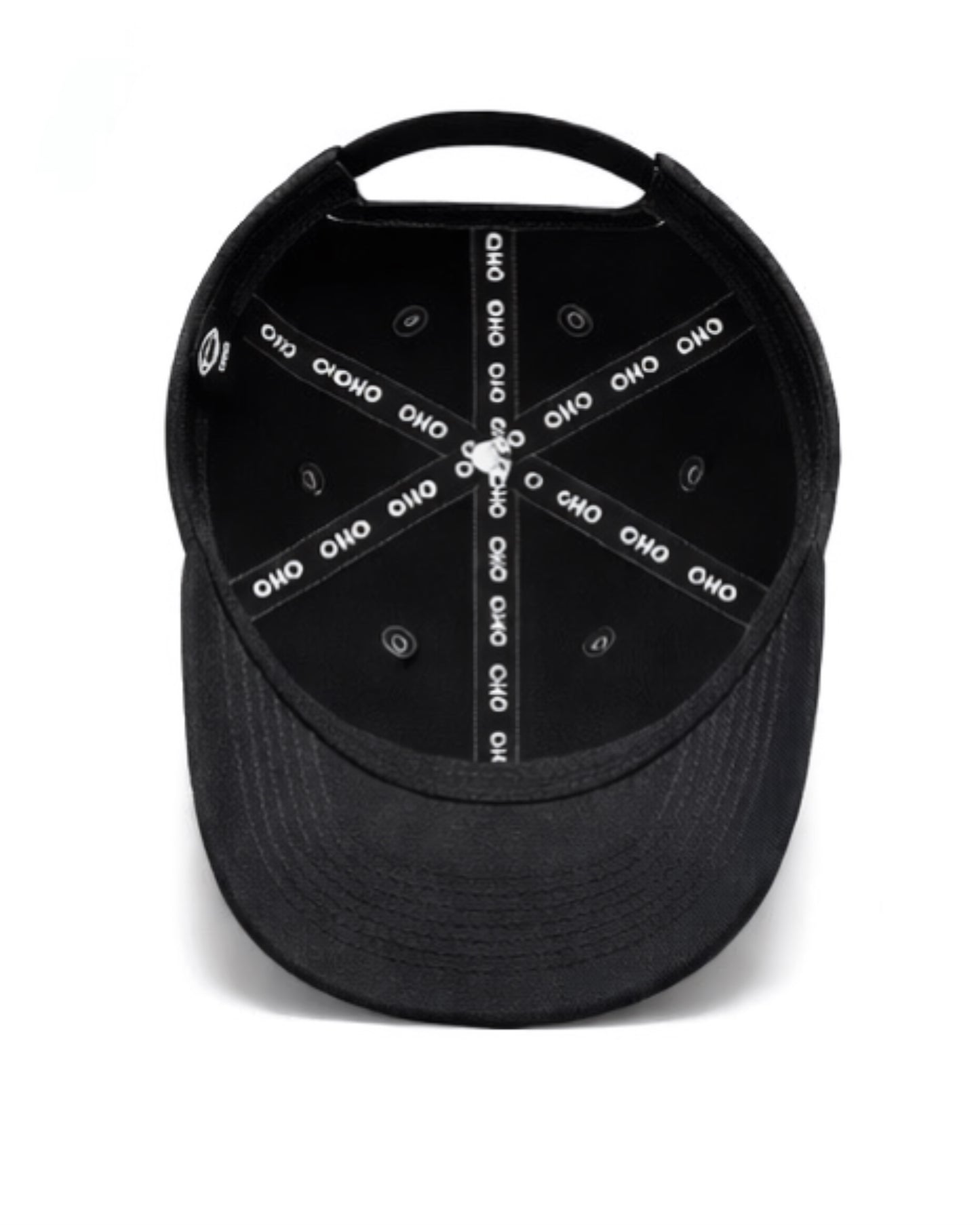 OHO Cap Schwarz – Streetwear Cap mit gesticktem Logo