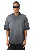 Shadow Fade T-Shirt Smoke Gray – Oversized Streetwear | OHO